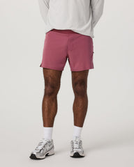 Vuori Qualify Short Lined 5" Men's Berry Performance Shorts