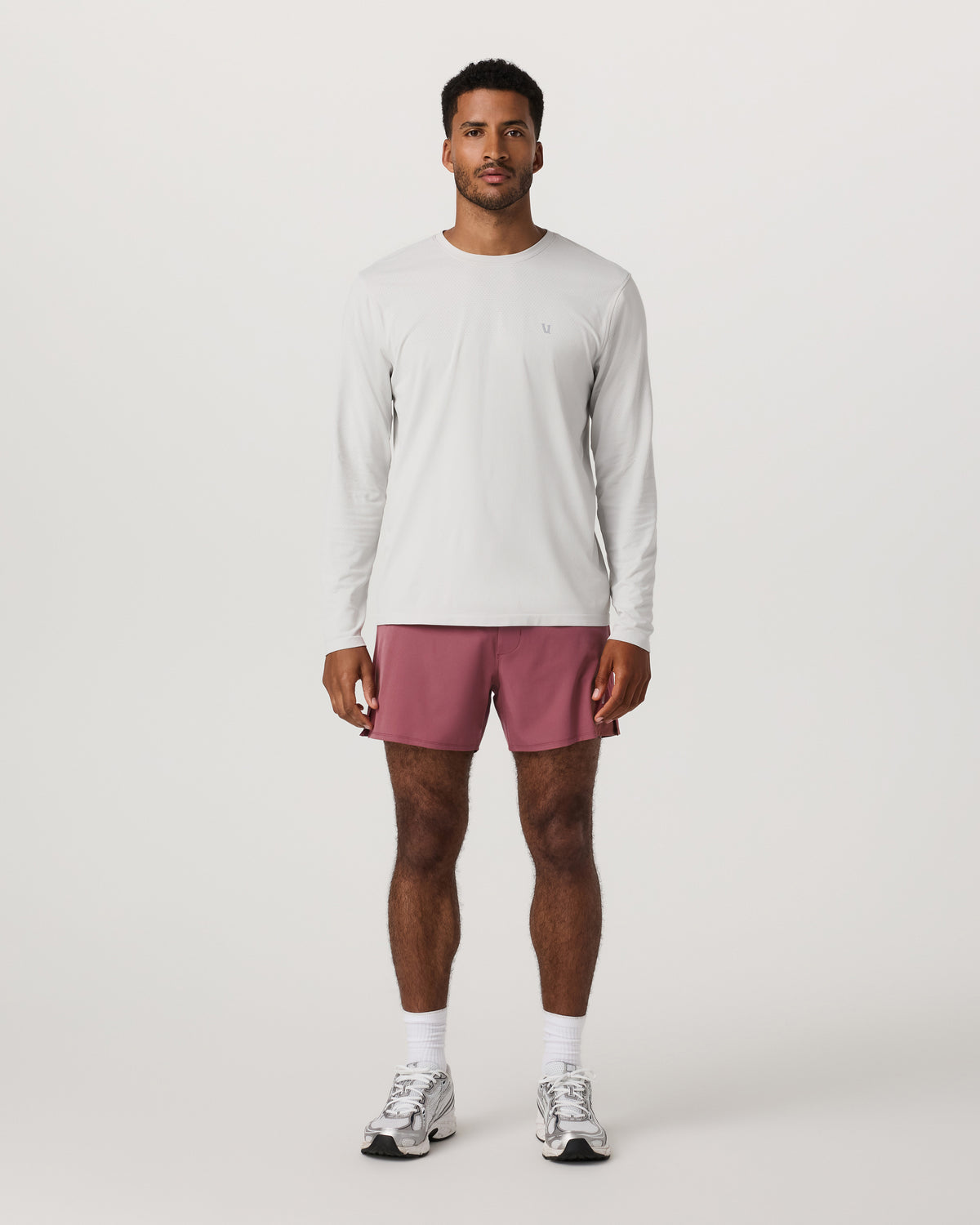 Vuori Qualify Short Lined 5" Men's Berry Performance Shorts
