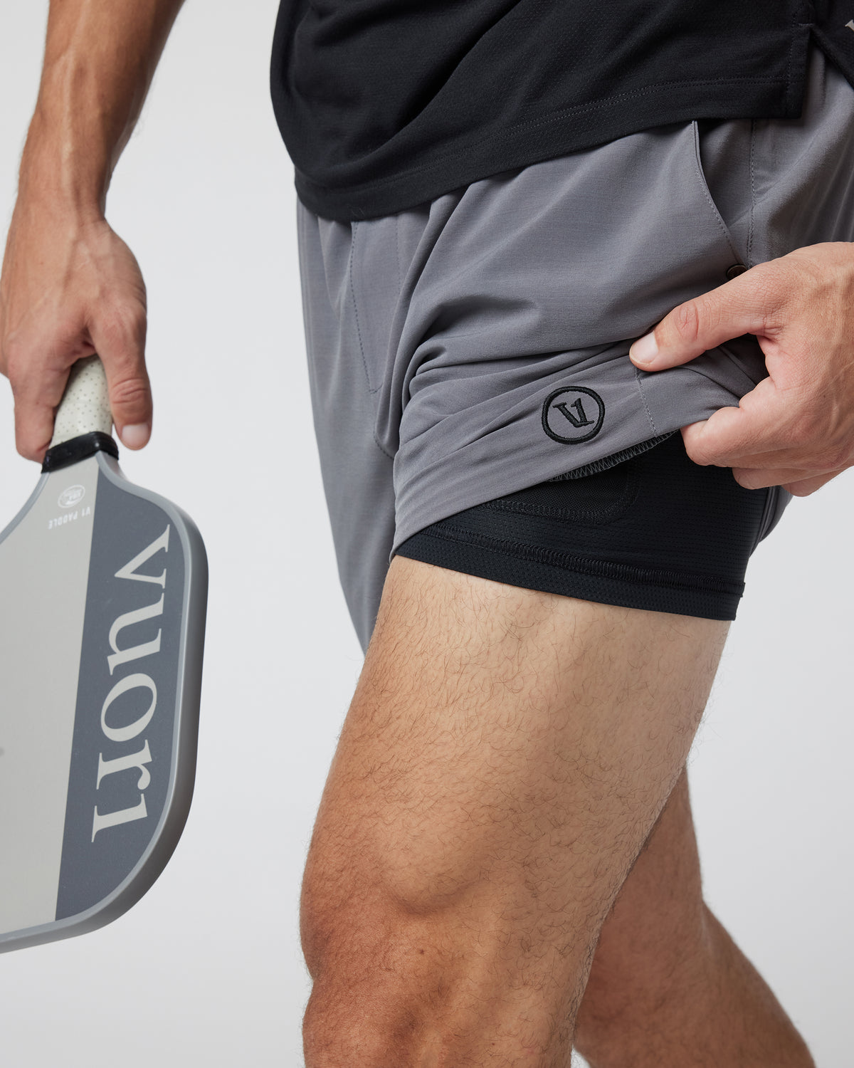 Vuori Elevate Kore Short Lined 7" Men's Zinc Performance Shorts