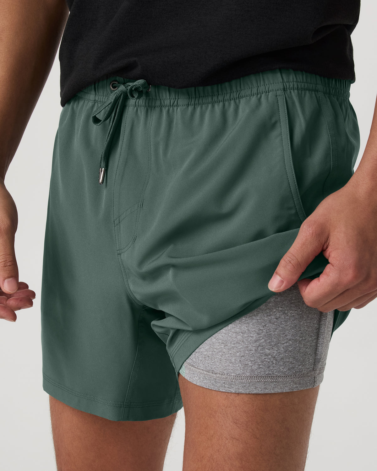 Vuori Kore Short Lined 5" Men's Agate Green Athletic Shorts