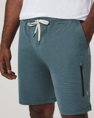 Vuori Men's Sunday Performance Short 8" Blue Sea Heather