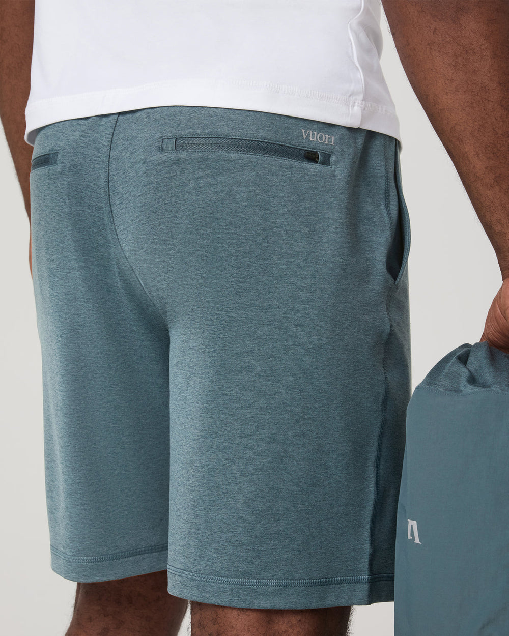 Vuori Men's Sunday Performance Short 8" Blue Sea Heather