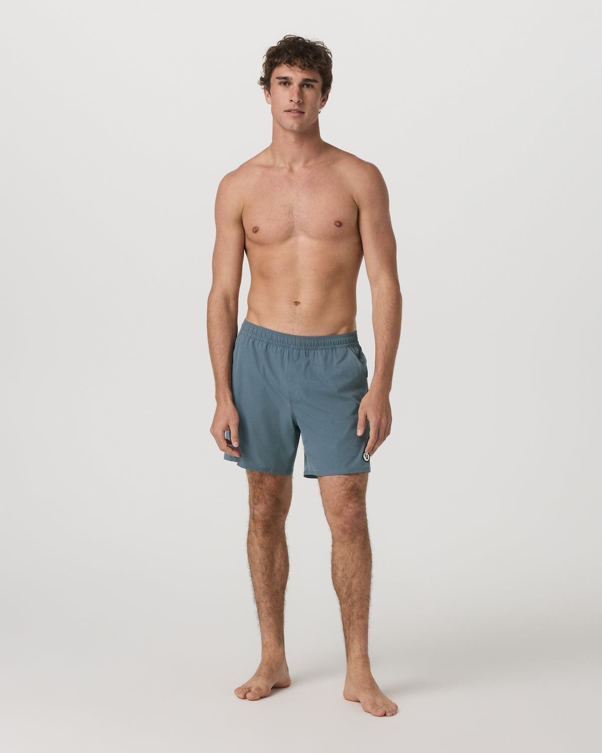 Vuori Maverick Volley Short Lined Men's Blue Sea Hybrid Shorts