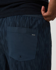 Vuori Kore Short Lined 7" Men's Shorts in Blue Sea Pampas