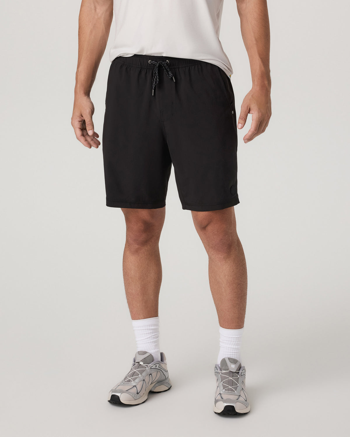Vuori Kore Short Lined 9" Black Tonal Athletic Shorts