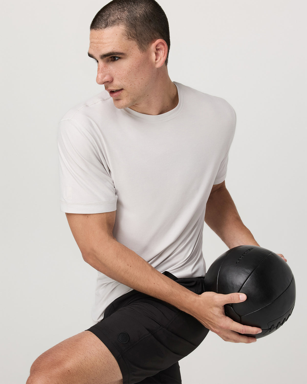 Vuori Kore Short Lined 9" Black Tonal Athletic Shorts