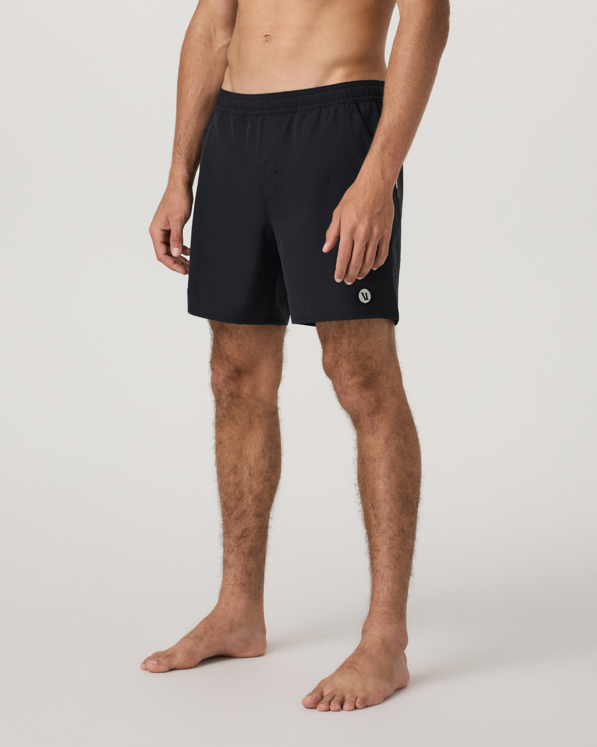 Vuori Maverick Volley Short Lined Men's Black Swim Shorts