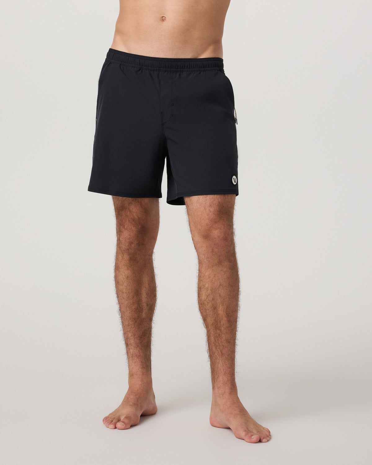 Vuori Maverick Volley Short Lined Men's Black Swim Shorts