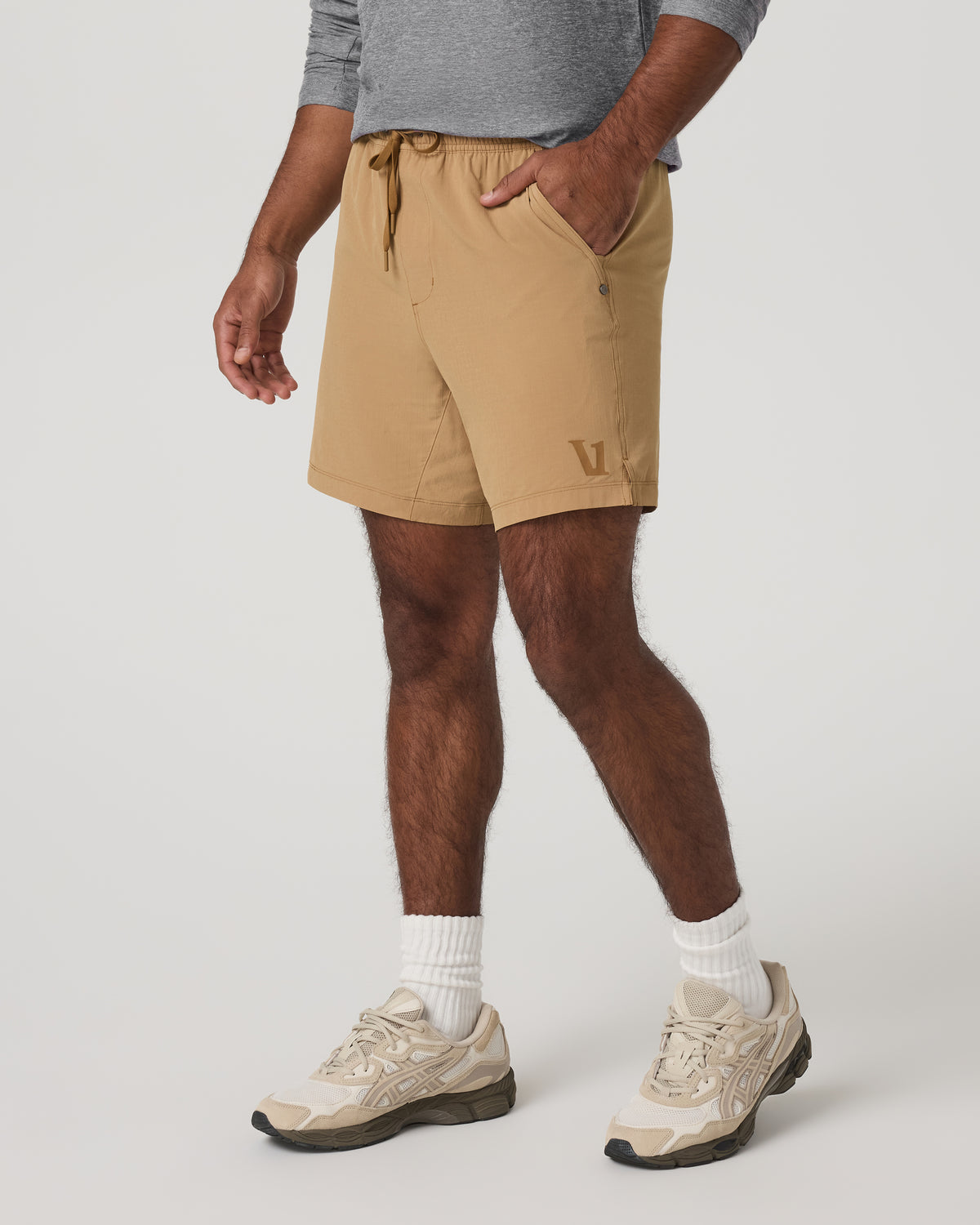 Vuori HardKore Short Lined 7" Men's Burlap Performance Shorts