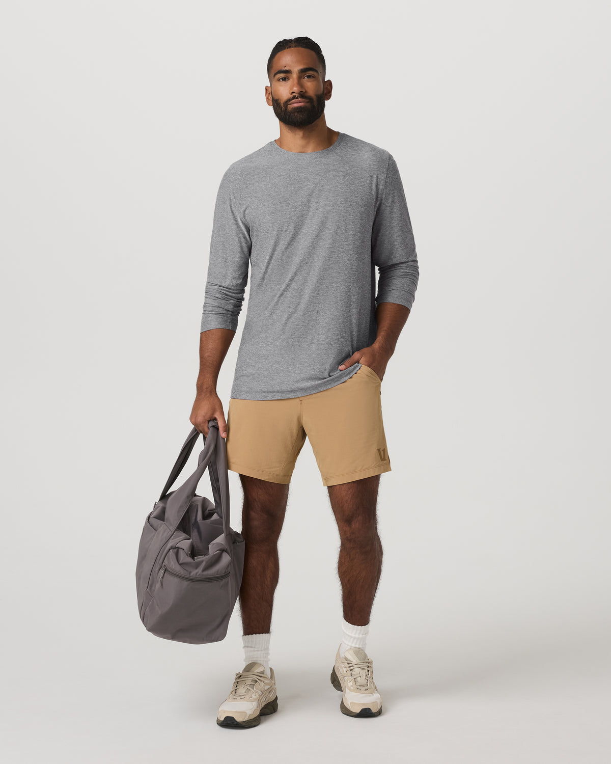 Vuori HardKore Short Lined 7" Men's Burlap Performance Shorts