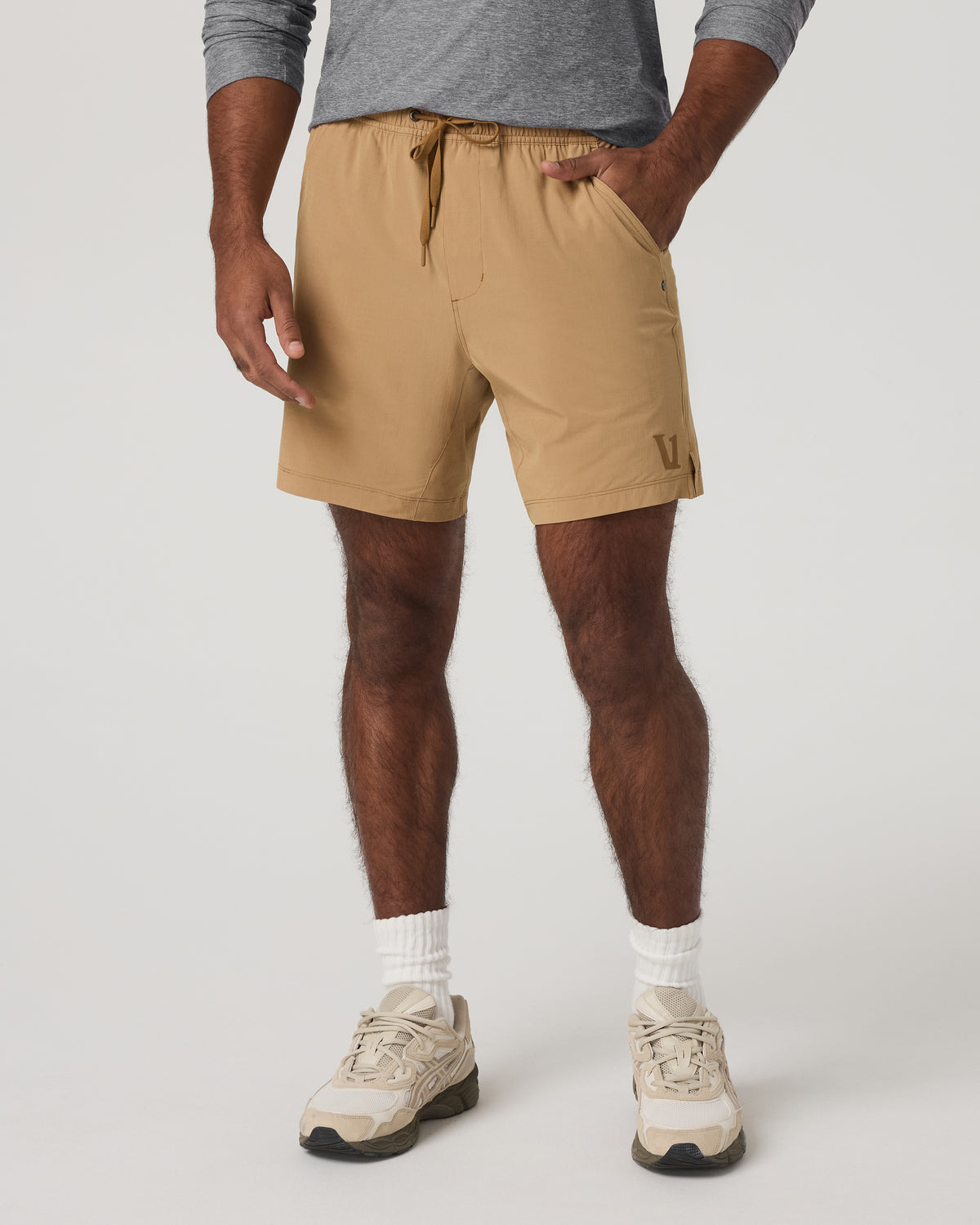 Vuori HardKore Short Lined 7" Men's Burlap Performance Shorts