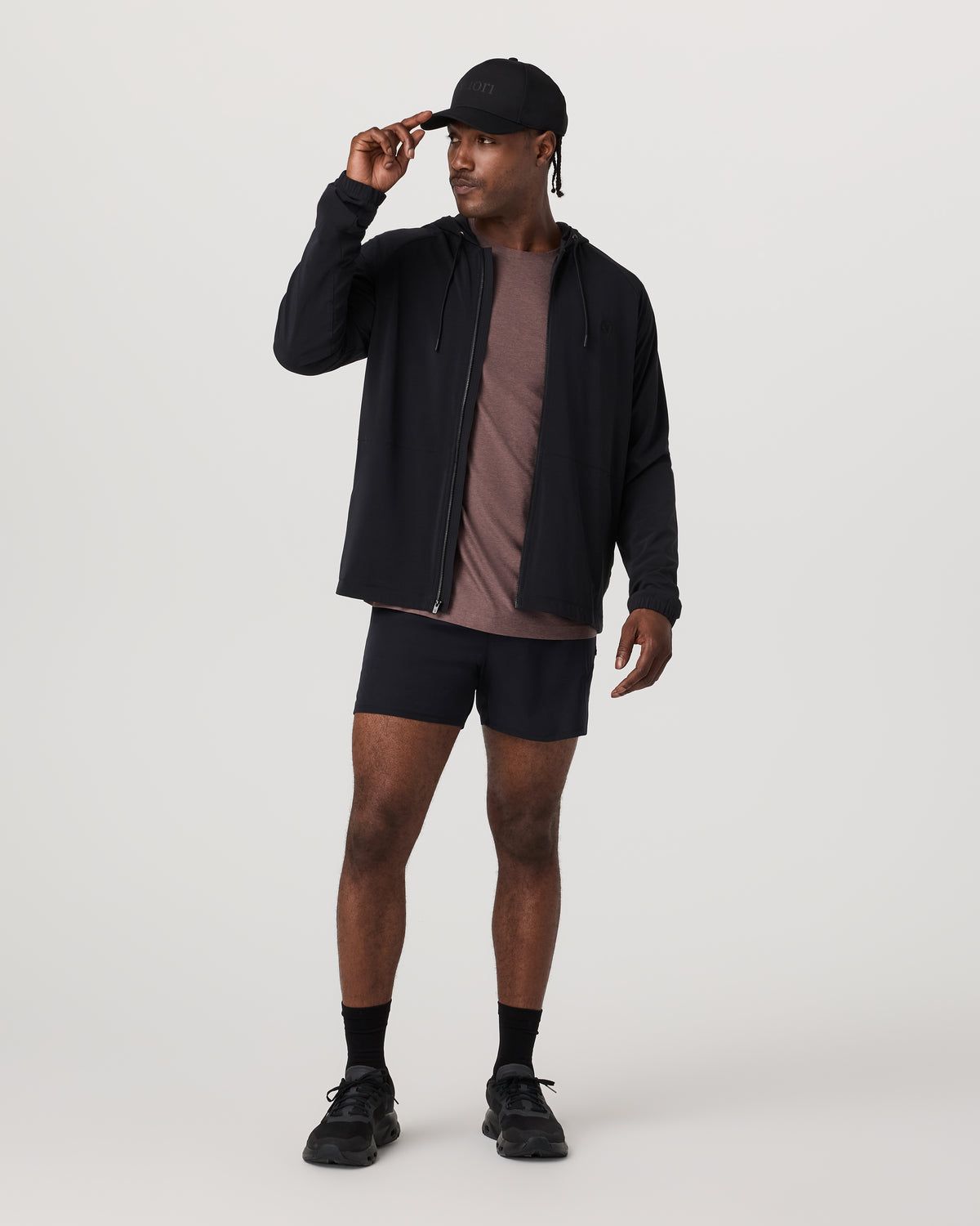 Vuori Qualify Short Lined 5" Men's Black Performance Shorts