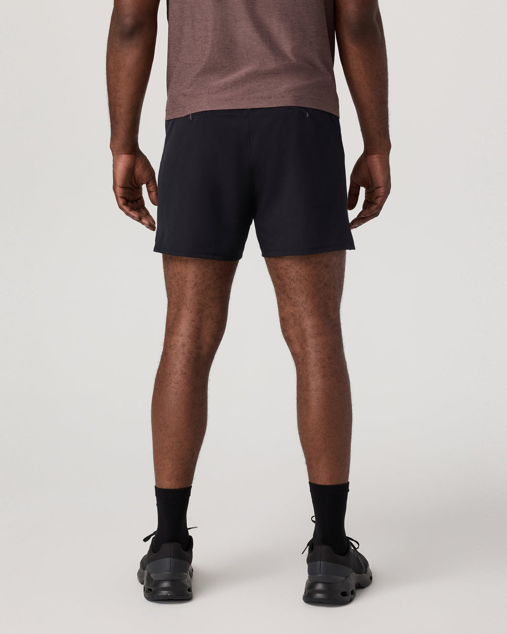 Vuori Qualify Short Lined 5" Men's Black Performance Shorts