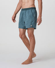Vuori Maverick Volley Short Light Deep Sea Water Lily