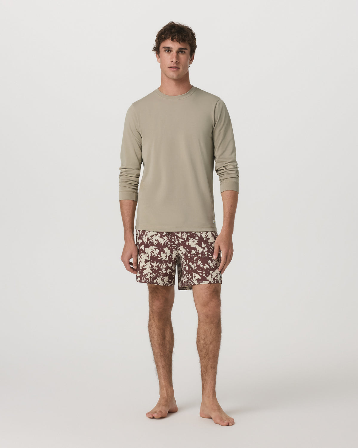 Vuori Maverick Volley Short Lined Sable Maui Hybrid Shorts