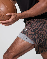 Vuori Kore Short Lined 7" Men's Chocolate Milk Mirage