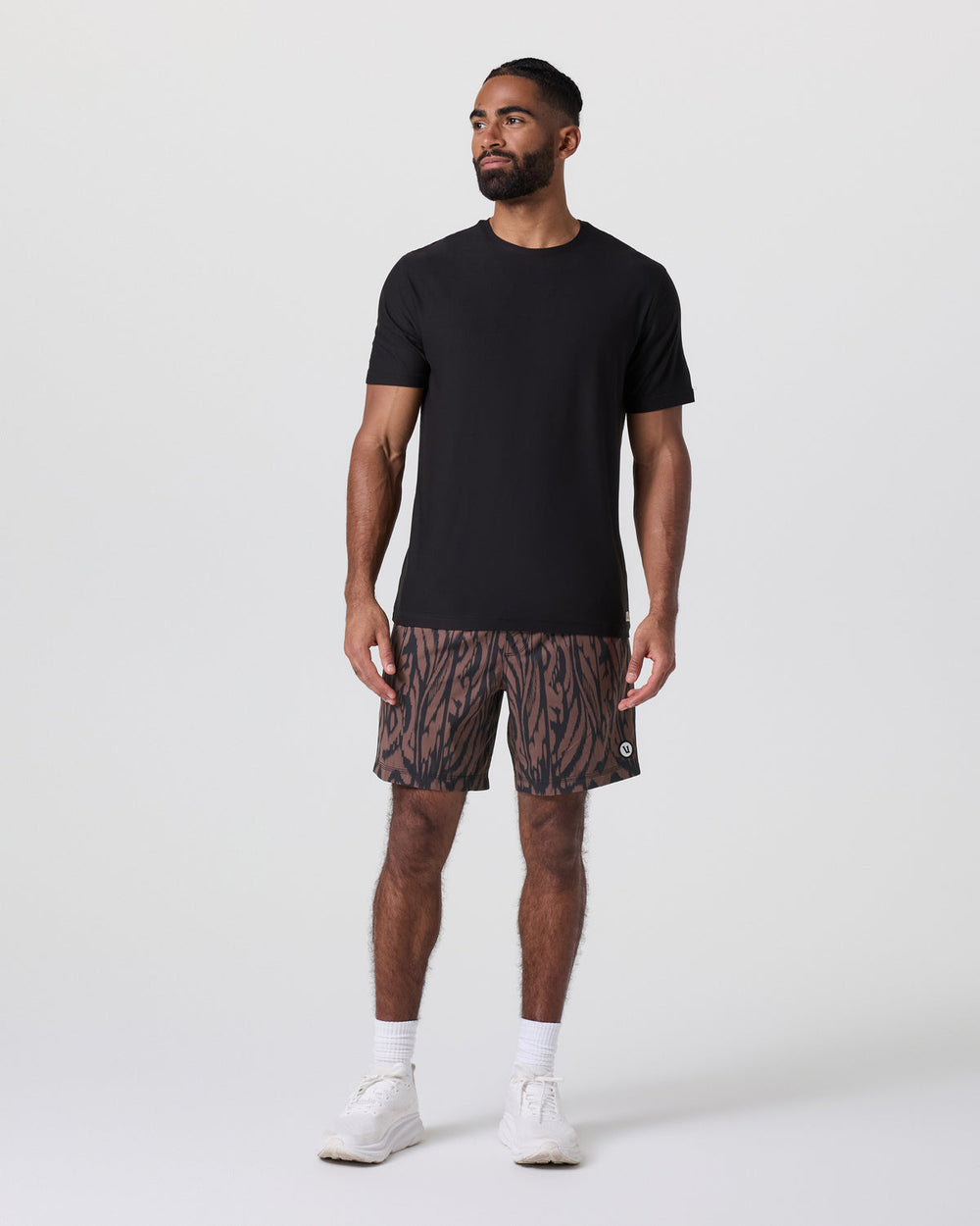 Vuori Kore Short Lined 7" Men's Chocolate Milk Mirage