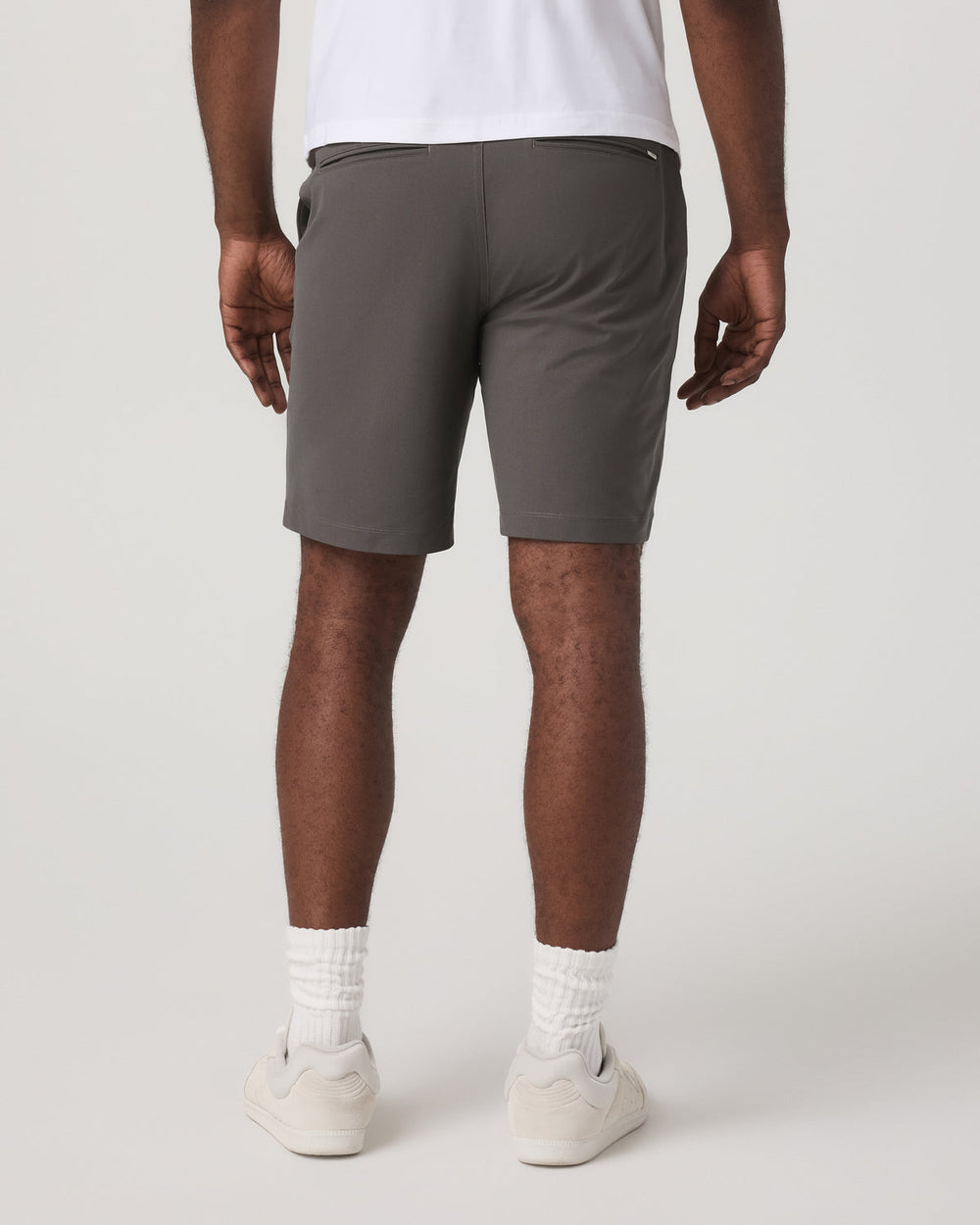 Vuori Meta Short 8" Men's Warm Grey Classic Chino Shorts