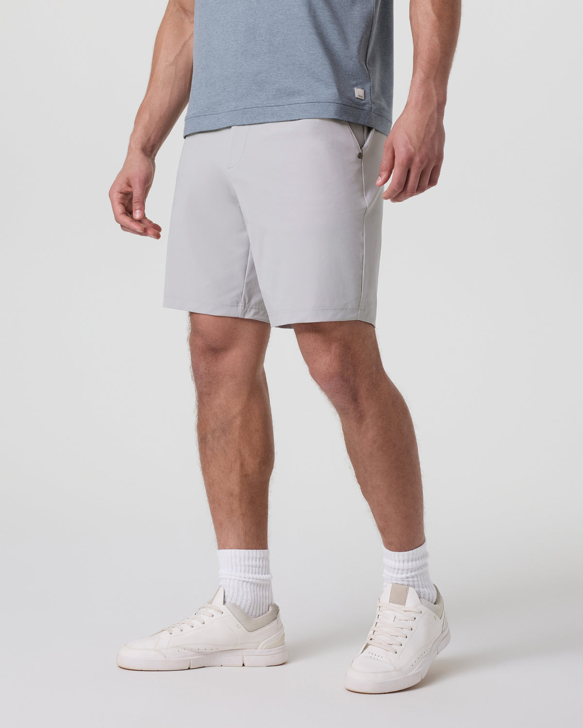 Vuori Fleet Chino Short 8" Men's Fog Shorts