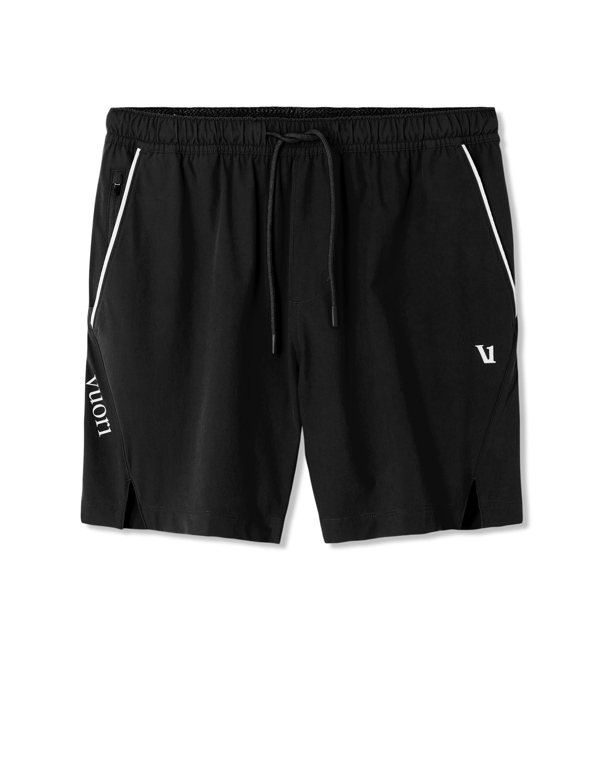 Vuori Crosscourt Short Unlined 7" Men's Black Tennis Shorts