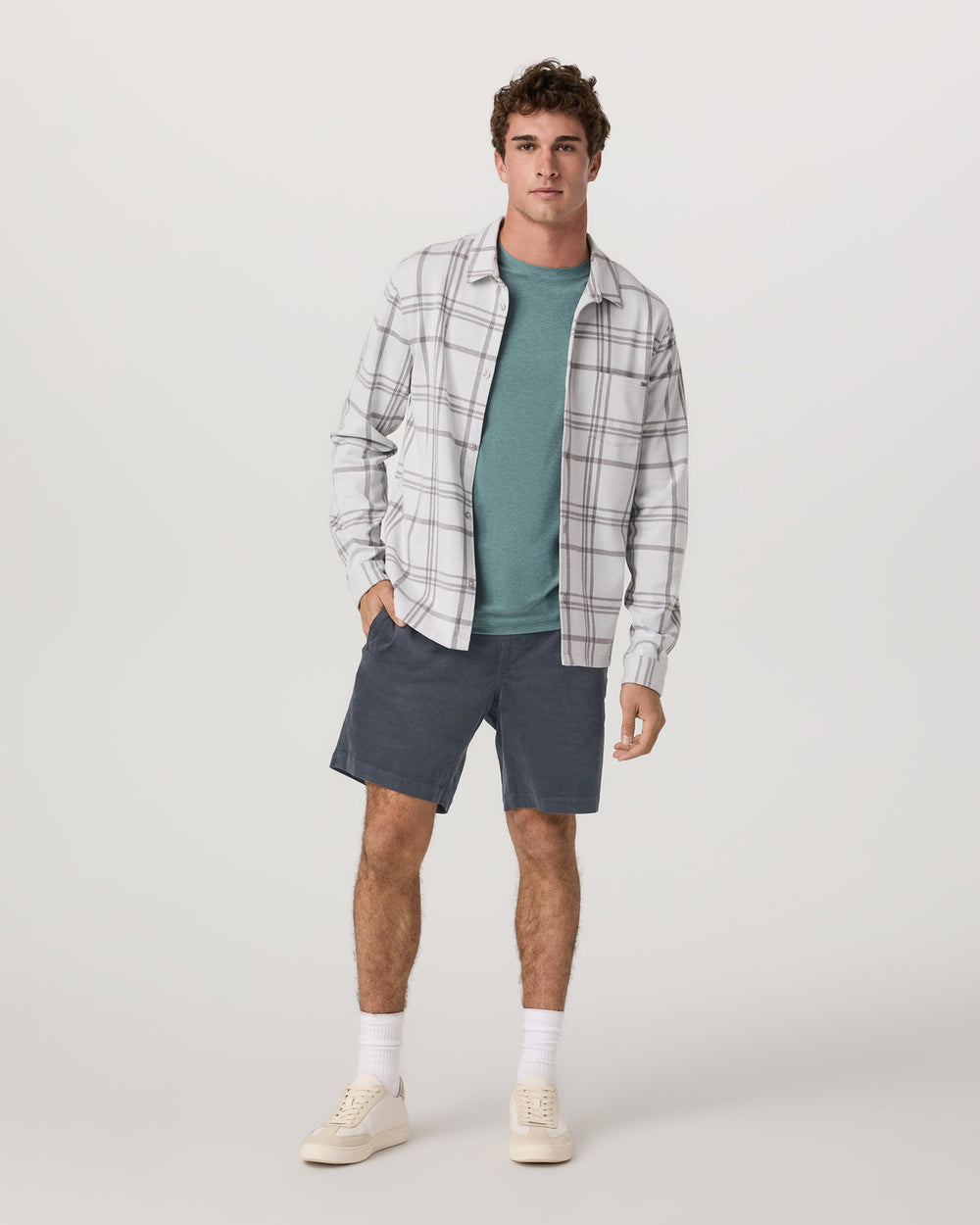 Vuori Optimist Elastic Waist Short 8" Men's Charcoal Shorts