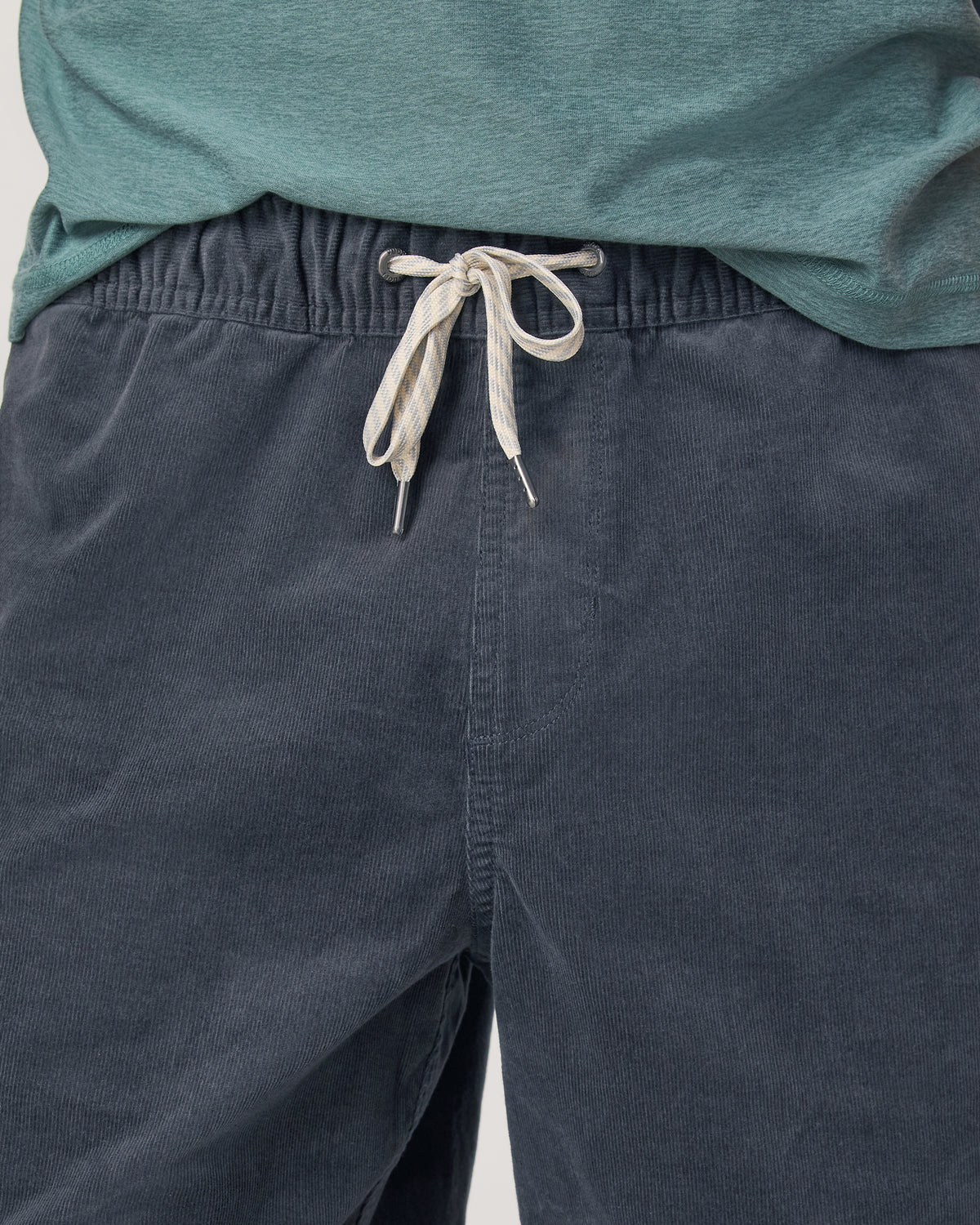 Vuori Optimist Elastic Waist Short 8" Men's Charcoal Shorts
