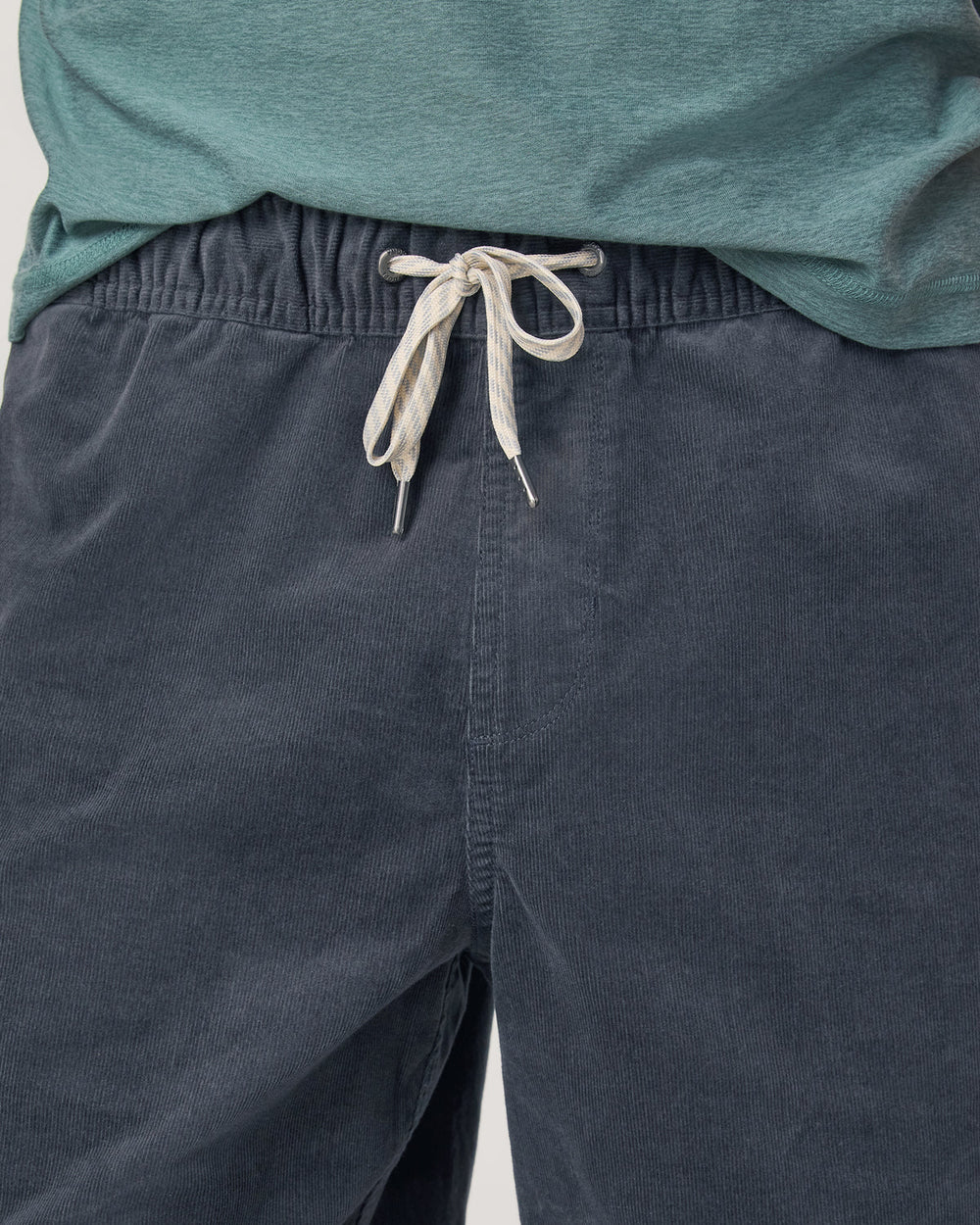 Vuori Optimist Elastic Waist Short 8" Men's Charcoal Shorts
