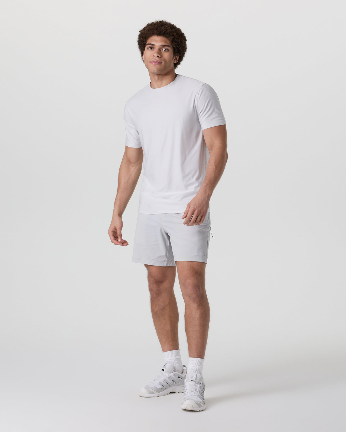 Vuori Fleet Sport Short Unlined Classic Fit 7" Sky Grey