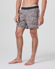 Vuori Maverick Volley Short Men's Mocha Sand Hybrid Shorts
