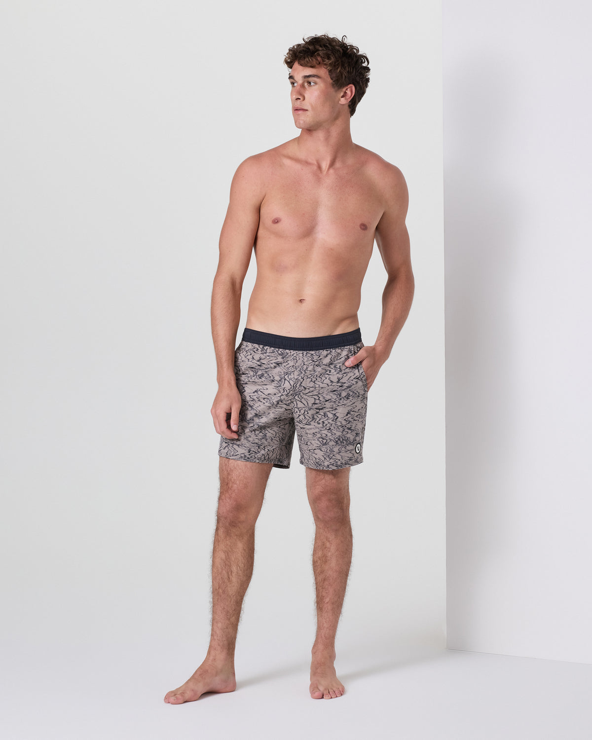 Vuori Maverick Volley Short Men's Mocha Sand Hybrid Shorts