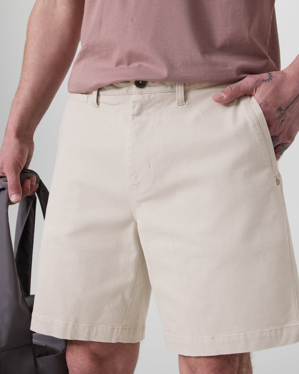 Vuori Fletcher Short Classic Fit 8" Oatmeal