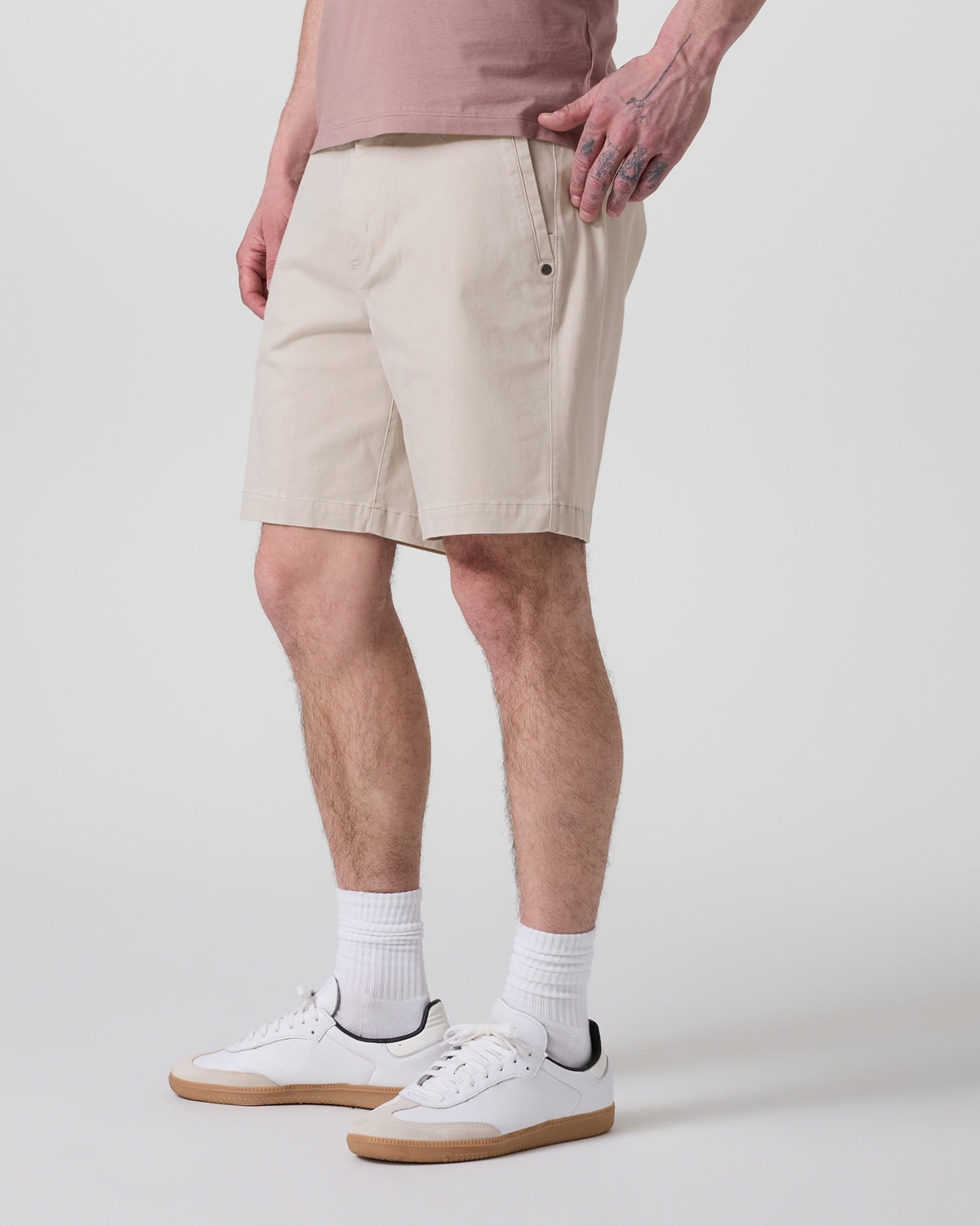 Vuori Fletcher Short Classic Fit 8" Oatmeal