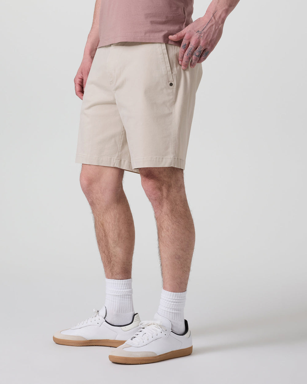 Vuori Fletcher Short Classic Fit 8" Oatmeal