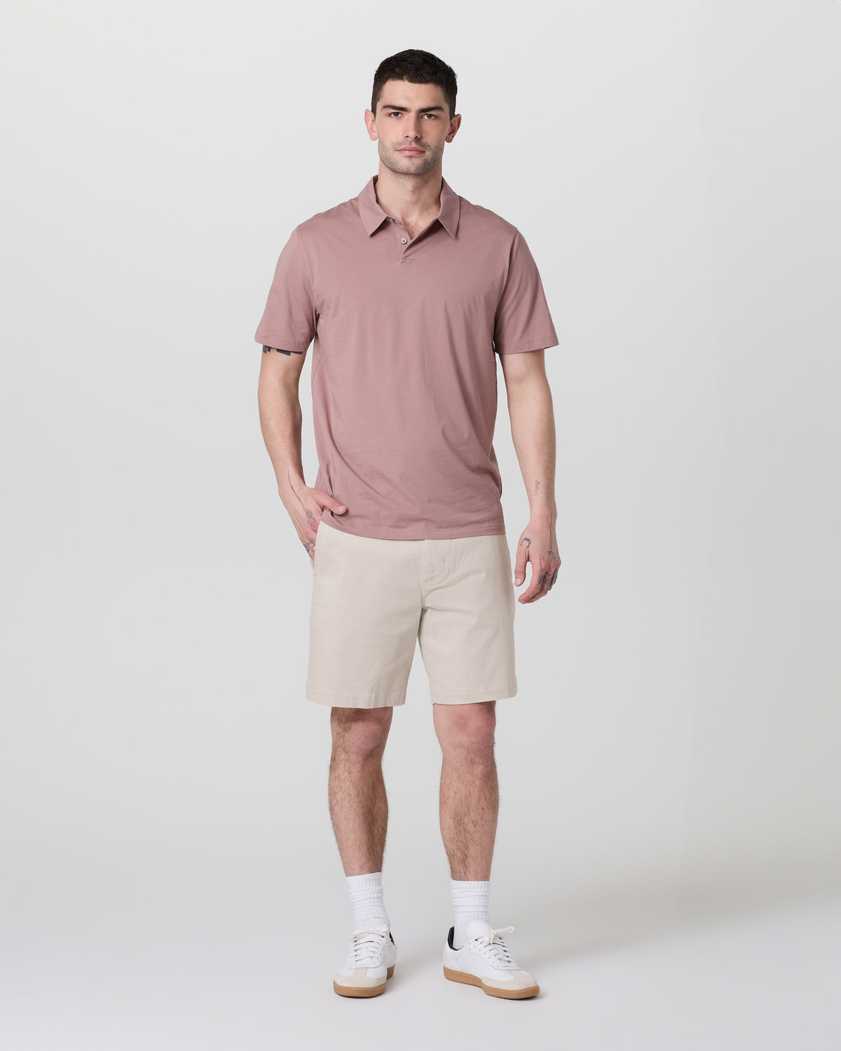 Vuori Fletcher Short Classic Fit 8" Oatmeal