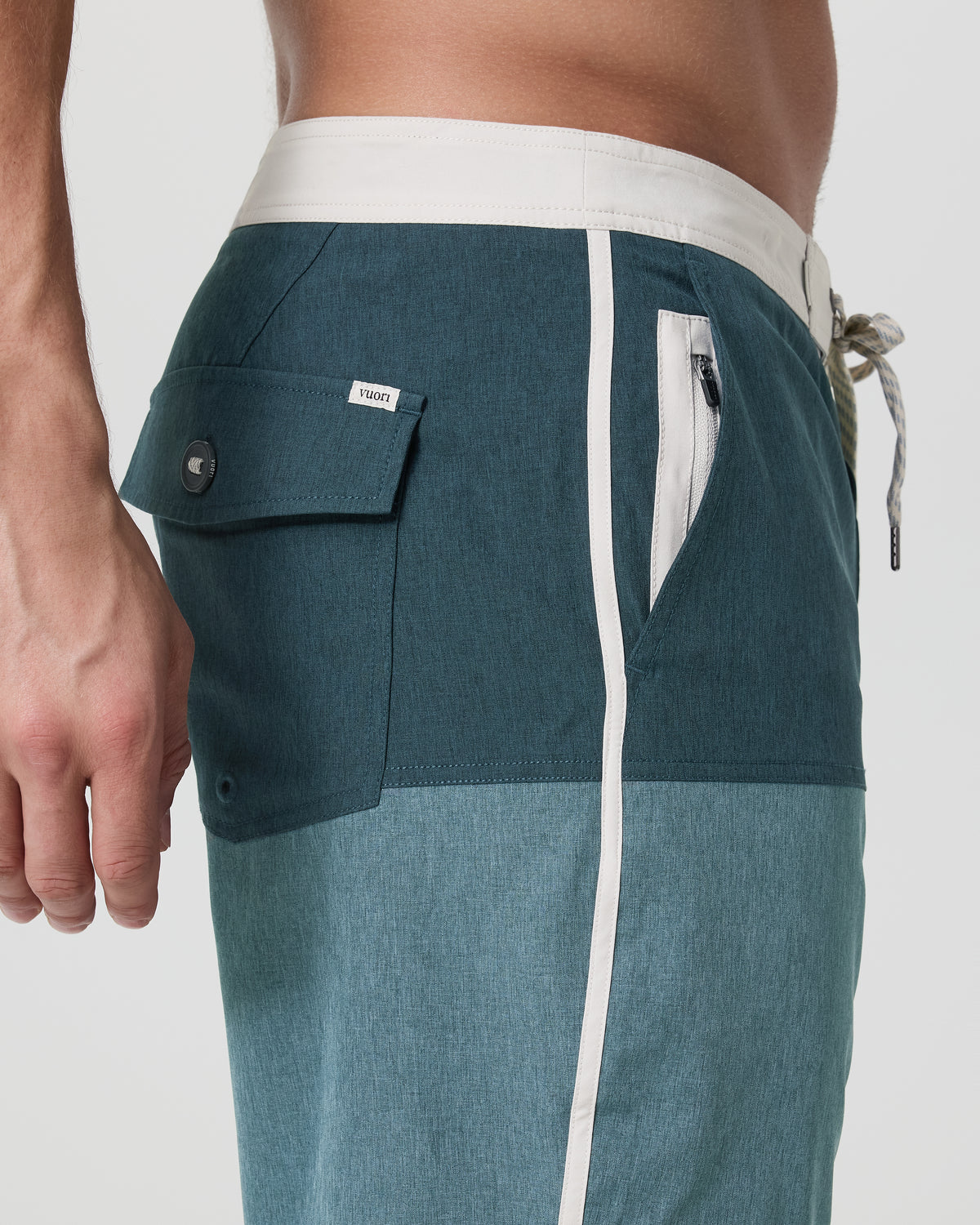 Vuori Cruise Boardshort Deep Sea Colorblock