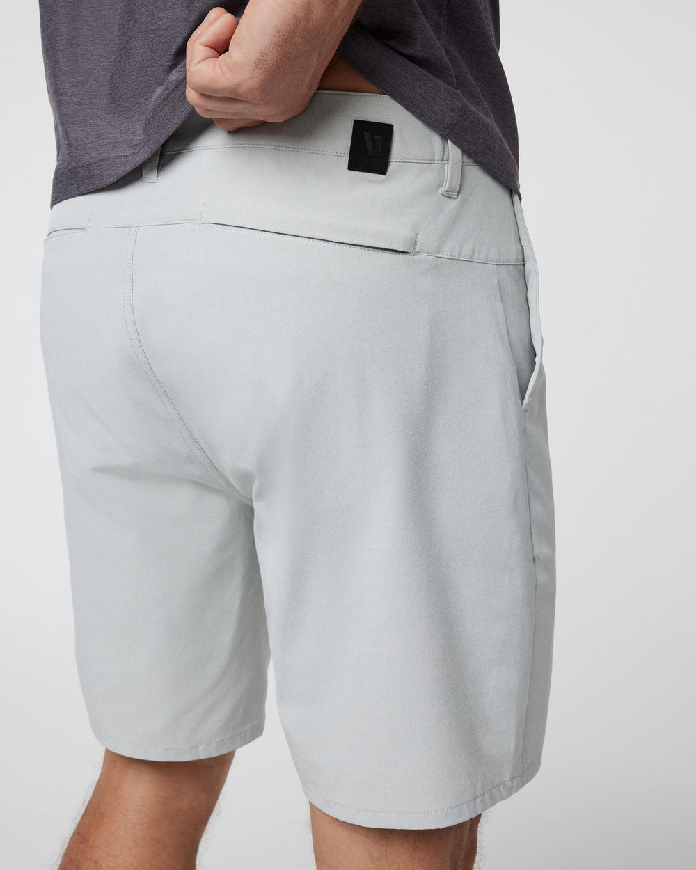 Vuori Aim Short Men's Sky Grey Tailored Shorts