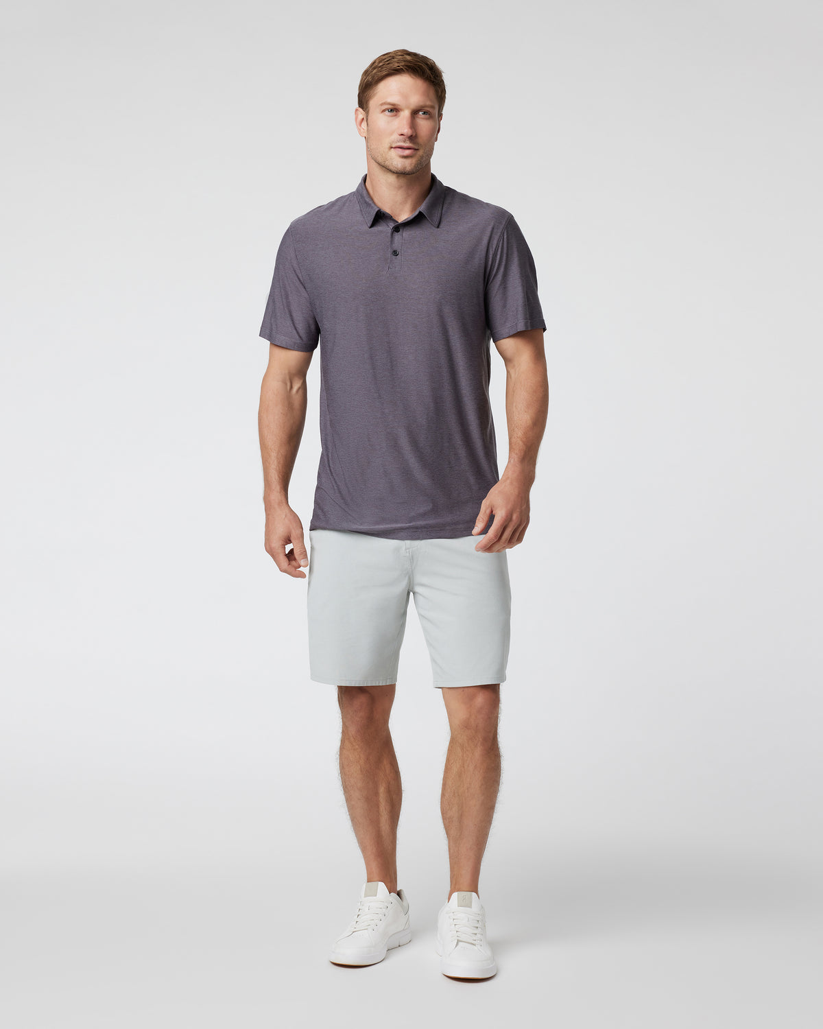 Vuori Aim Short Men's Sky Grey Tailored Shorts