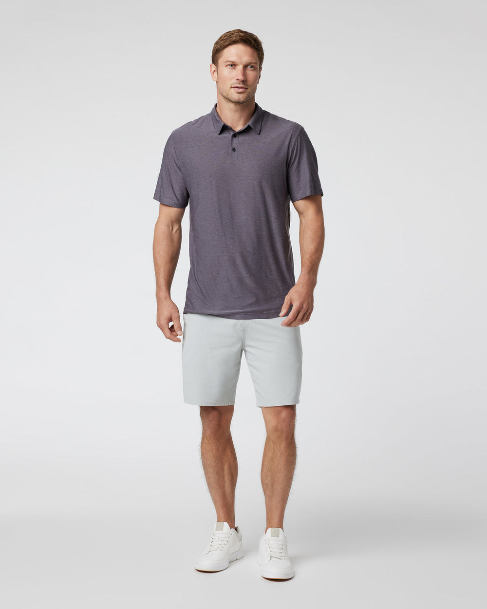 Vuori Aim Short Men's Sky Grey Tailored Shorts