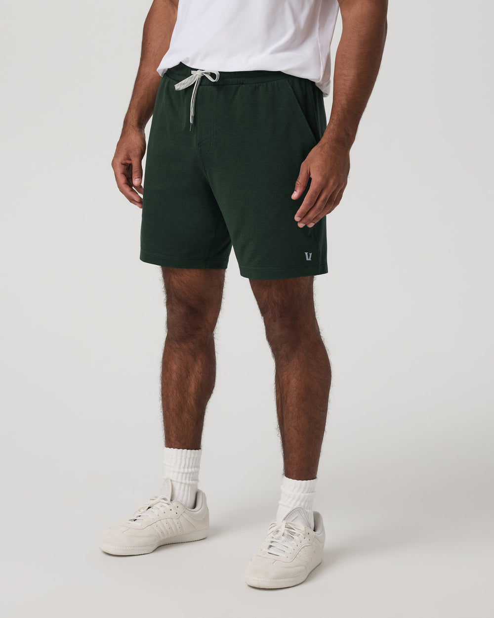 Vuori Ponto Performance Short 7" Men's Spruce Heather Shorts
