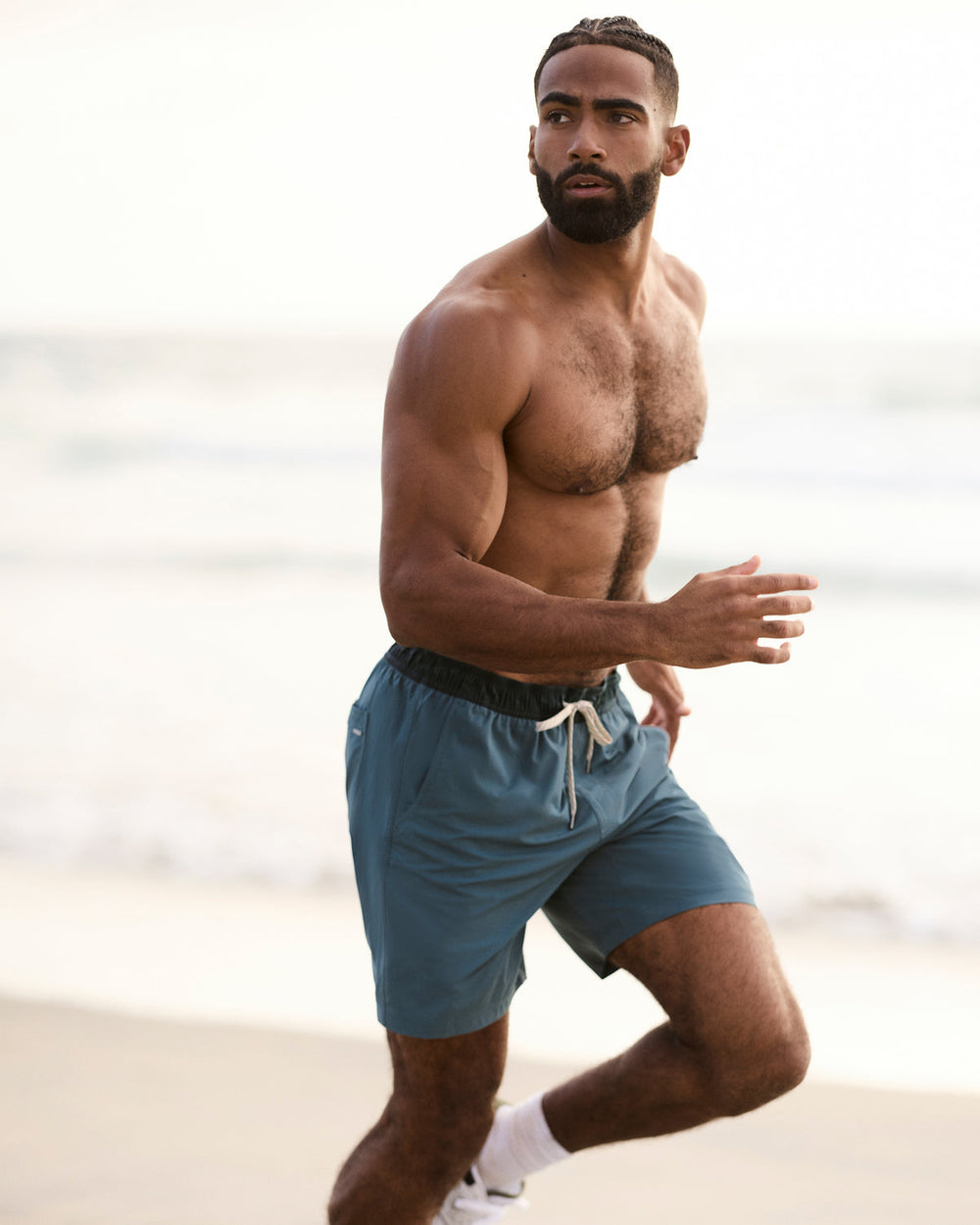 Vuori Kore Short Lined 7" Men's Light Deep Sea Athletic Shorts