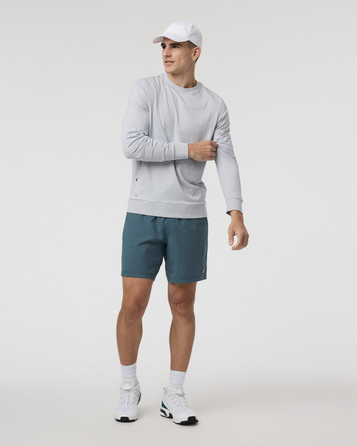 Vuori Kore Short Lined 7" Men's Light Deep Sea Athletic Shorts