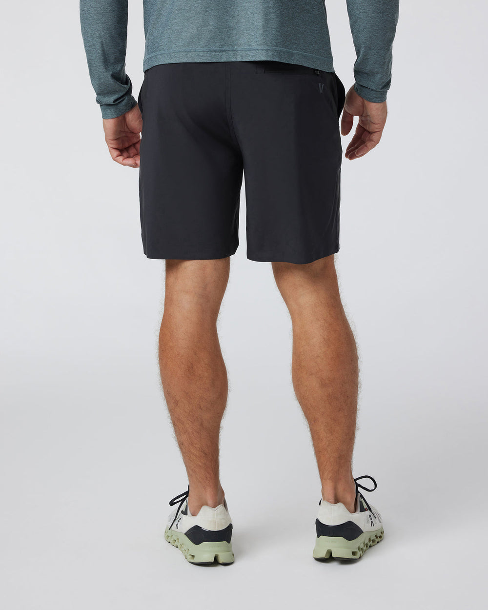 Vuori Domain Performance Short Men's Black Workout Shorts