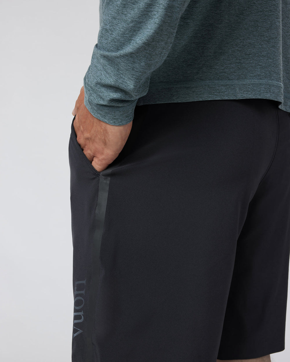 Vuori Domain Performance Short Men's Black Workout Shorts