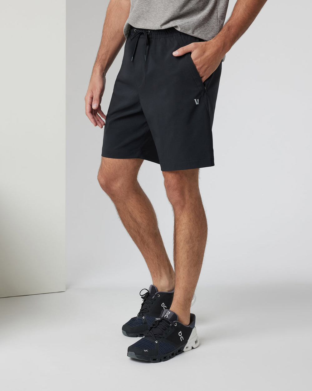 Vuori Train Tech Short Men's Black Training Shorts