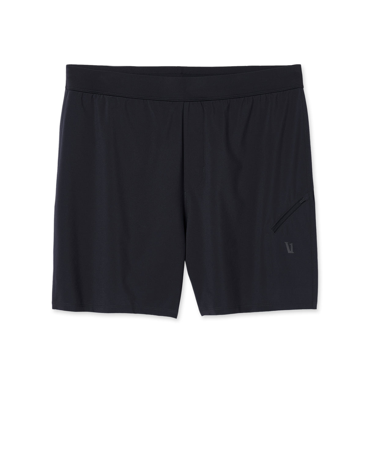 Vuori Qualify Run Short Lined 6" Men's Black Run Shorts