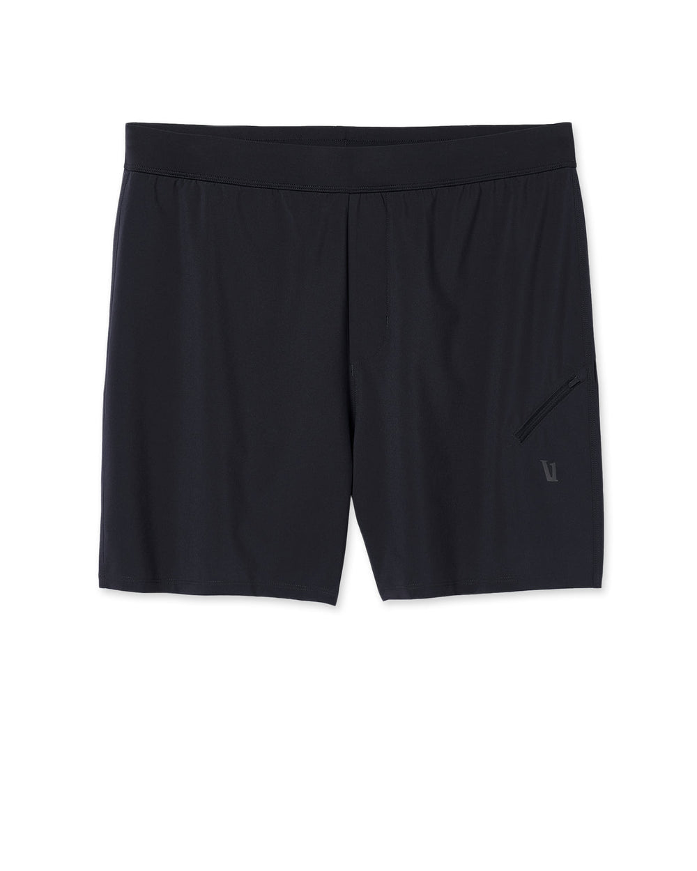 Vuori Qualify Run Short Lined 6" Men's Black Run Shorts