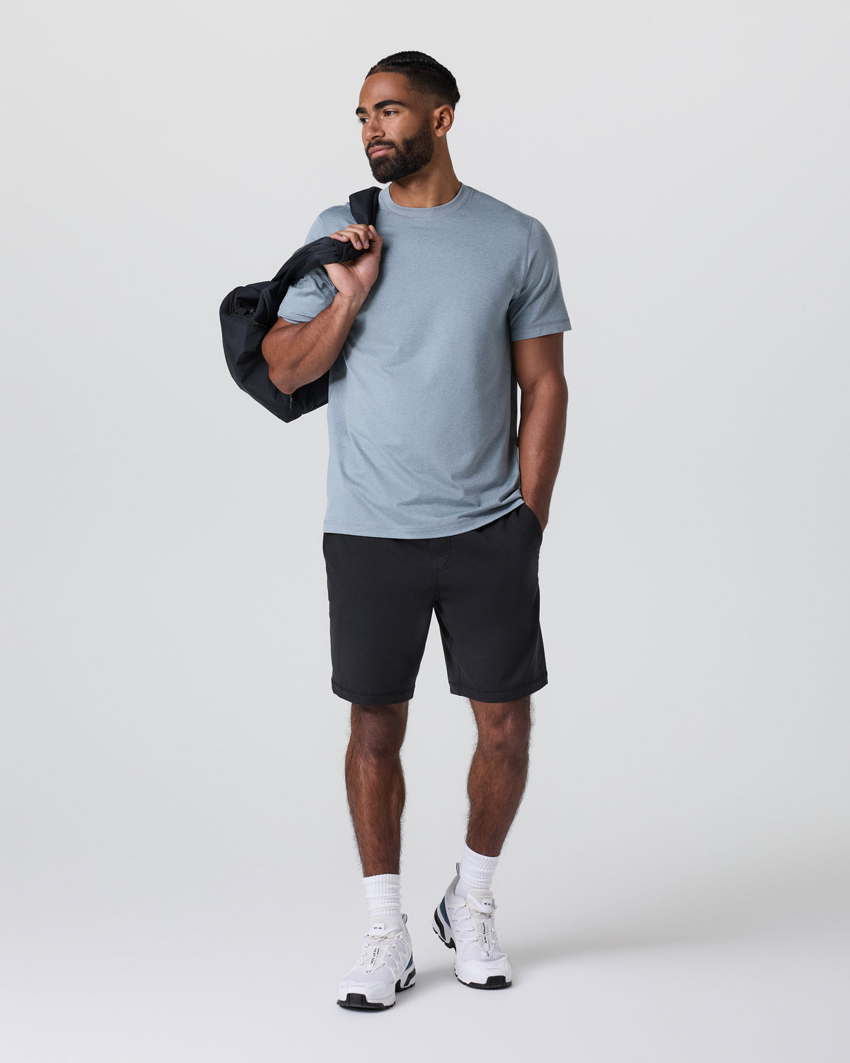 Vuori Coronado Short 8" Black Heather