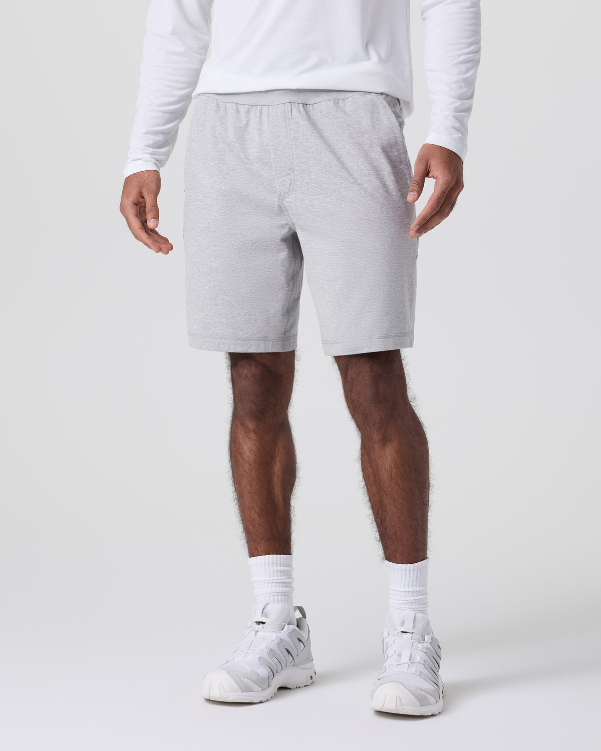 Vuori Coronado Short 8" Light Heather Grey