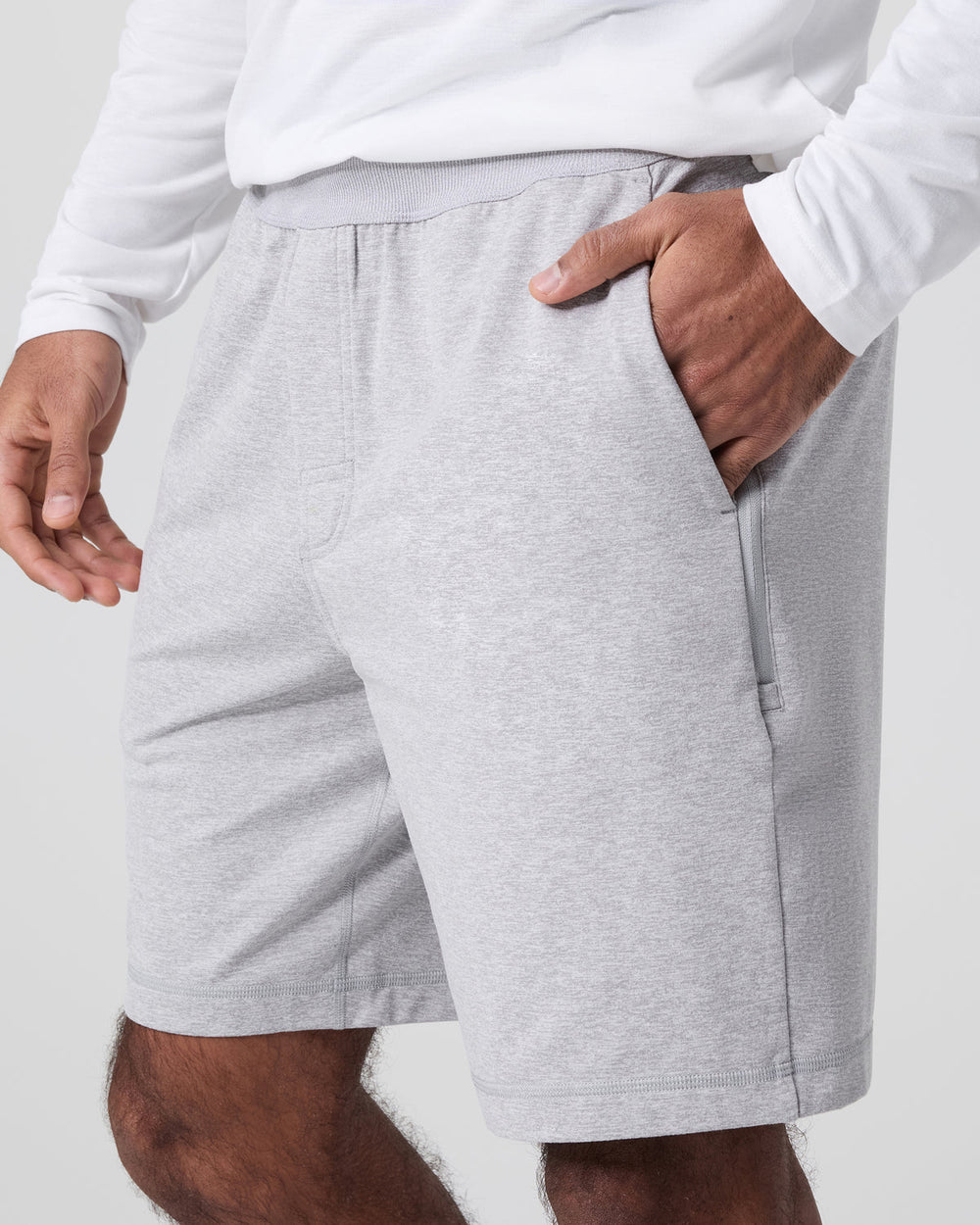 Vuori Coronado Short 8" Light Heather Grey