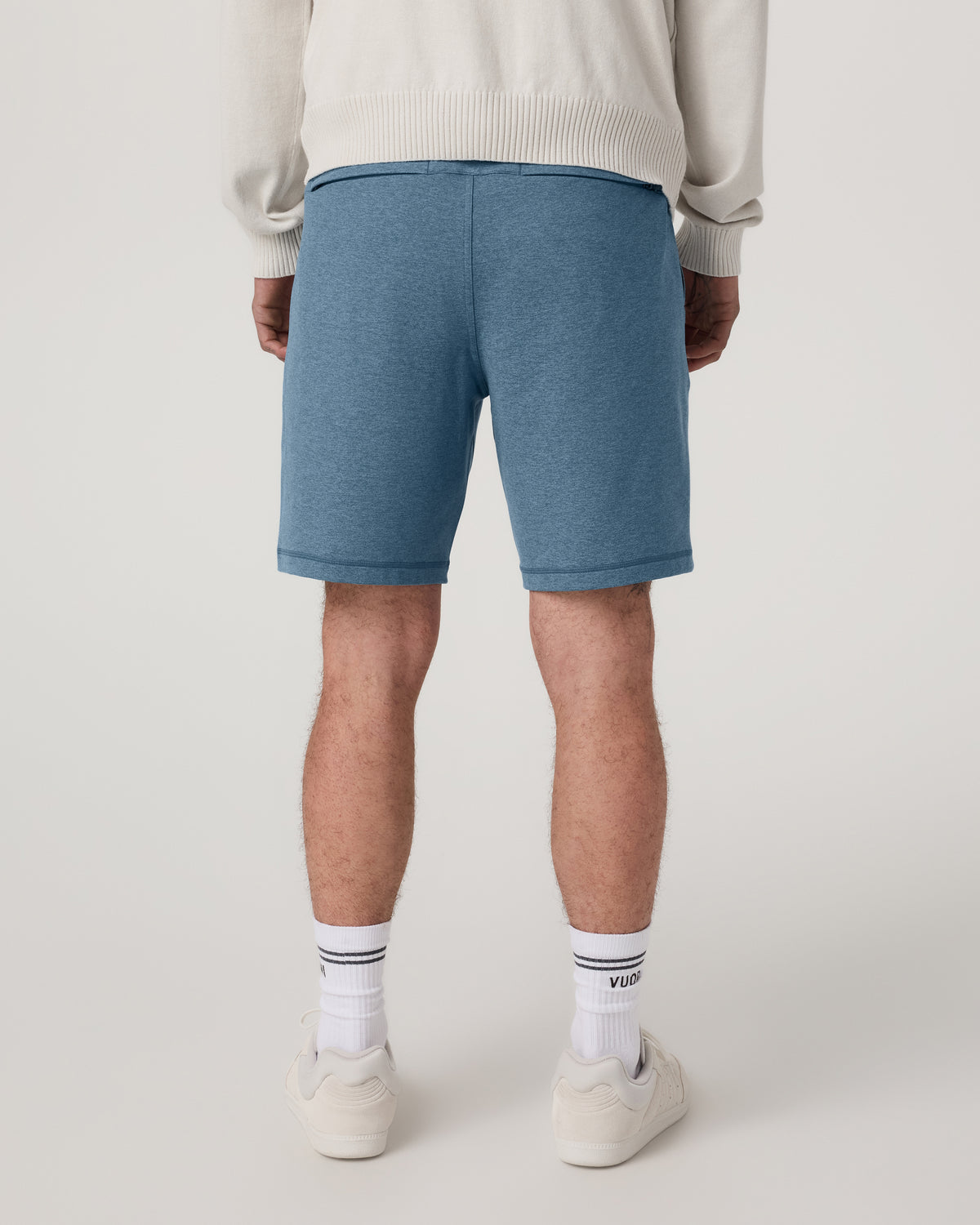 Vuori Coronado Short 8" Men's Pool Blue Heather Lounge Short